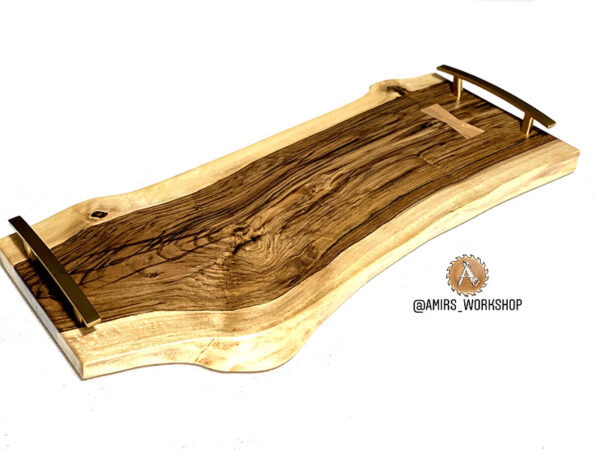 Handcrafted Live edge walnut charcuterie board - Image 2