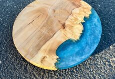 Live Edge Lazy Susan - Maple wood