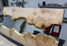 River Mirror - Eastern maple wood